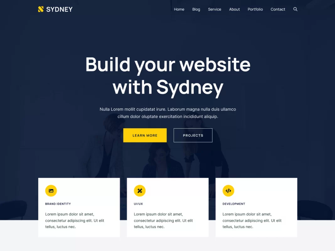 Sydney - theme wordpress free in 2022 - Webvinabook